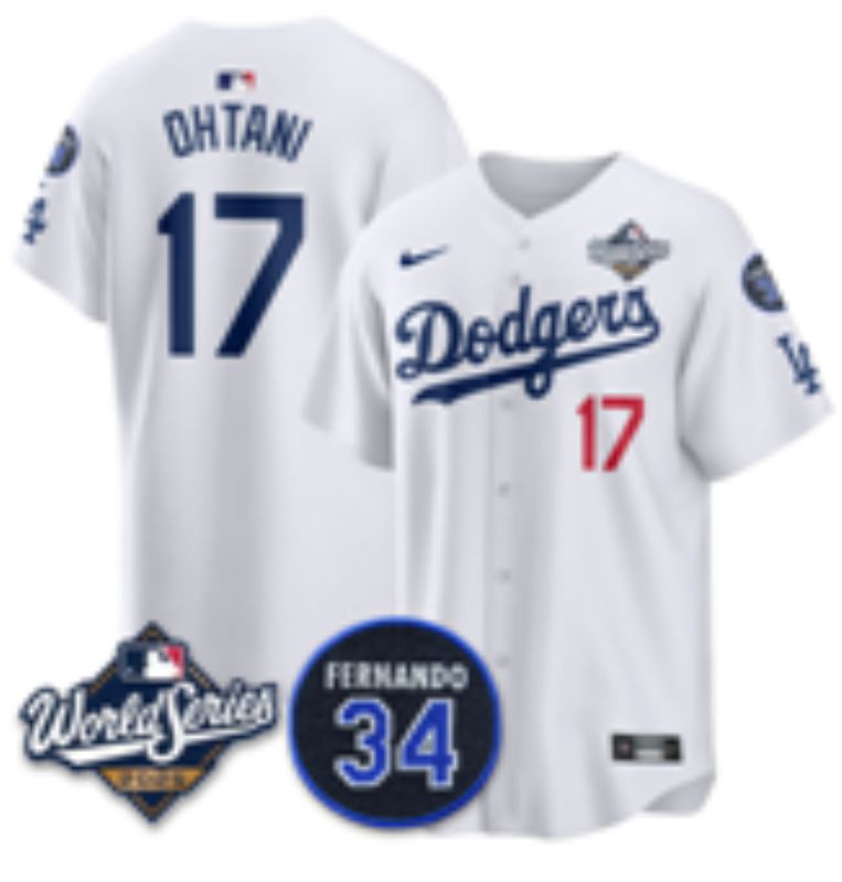 Men 2025 Los Angeles Dodgers #17 Ohtani white Nike MLB Jersey style 071->new york yankees->MLB Jersey